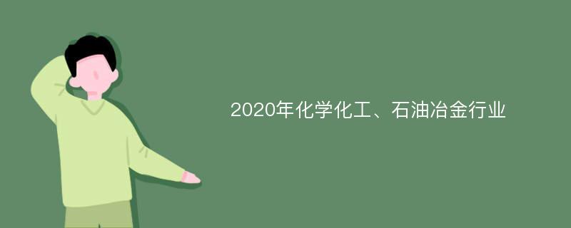 2020年化学化工、石油冶金行业